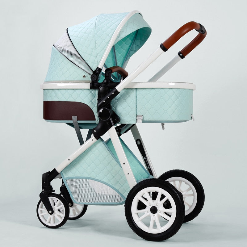 New 3 IN 1 Baby Stroller With Car Seat Option. Multi-functional, High Landscape, Foldable, Reclinable & Light Weight