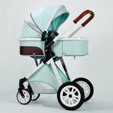 New 3 IN 1 Baby Stroller With Car Seat Option. Multi-functional, High Landscape, Foldable, Reclinable & Light Weight