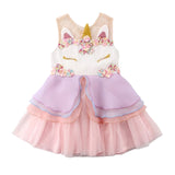 Baby Girls & Toddler Girls Unicorn Party Dress
