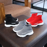 Children Casual Shoes Slip-on Breathable Socks Shoes