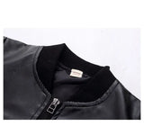Boys Stylish PU Leather Jackets With Warm Velvety Cotton Inner Lining. (Also Available Without Lining)