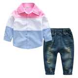 Toddler Boys 2Pc & 3Pc Sets. Choose from Stylish 2Pc Button Down Shirt & Stonewashed Jeans Sets, Or 3Pc Dressy and Elegant Semi-Formal Ensembles.