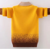 Boys Dressy High V-neck Pullover Sweater. Ages 6Y~16Y