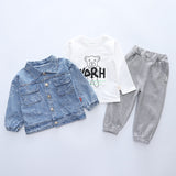 Baby Girls 3Pc Jacket, Pants & Shirt Set