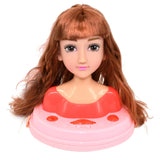 Kids Fashion Pretend Makeup & Styling Doll Head With Lights, Hair Dryer and Accessories.