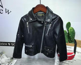 Boys 3Pc Fashion Faux Leather Jacket , Knitted Sweater, &  Jeans Set. {Items Also Available Separately}