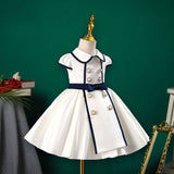 Girls Elegant Vintage Party Gown