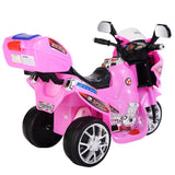 Kids 1.86 MPH 3 Wheel Battery Powered Ride On Motorcycle