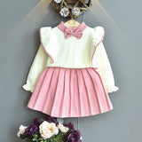 Girls Warm & Stylish 2Pc Knitted Sweaters and Pleaded Skirts Sets (Various Styles Available)