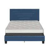 Luxembourg Upholstered Faux Leather Platform Bed Frame