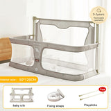 Simple and Lightweight Dual-use Comfortable Baby Companion Bedside Crib