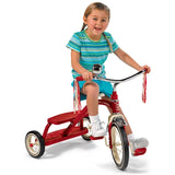 Toddlers' Classic Radio Flyer Tricycle with Chrome Handlebars, Streamers and Ringing Chrome Bell. Choose From Pink or Red.