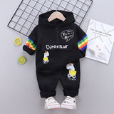 New In Fashion, 2Pc Baby Dinosaur Cotton Sports Sweaters & Pants Sets, For Both Boys and Girls