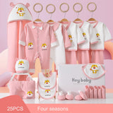 Newborn Baby Unisex Clothing Sets, 100% Cotton