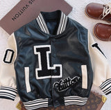 Children's Fashion Designer Style Letter Jackets, With Winter or Spring Inner Lining Options.