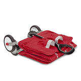 Radio Flyer 3-in-1 EZ Fold Wagon, Padded Seat with Seat Belts, Red