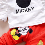 Boys Cute 3Pc Mickey Hooded Sweater, shirt & Pants Set