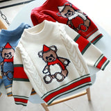 Kids Cute and Stylish Knitting Teddy Bear Sweaters.