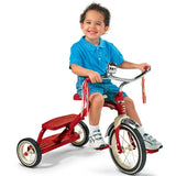 Toddlers' Classic Radio Flyer Tricycle with Chrome Handlebars, Streamers and Ringing Chrome Bell. Choose From Pink or Red.