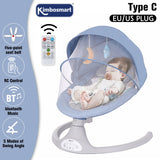 Electric Baby Swings with bluetooth Music Remote Control