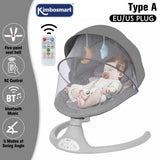 Electric Baby Swings with bluetooth Music Remote Control