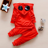 Boys Cute 3Pc Mickey Hooded Sweater, shirt & Pants Set