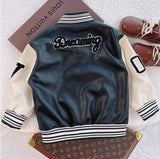 Children's Fashion Designer Style Letter Jackets, With Winter or Spring Inner Lining Options.