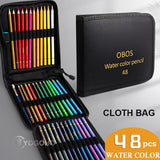 200/120/72/48 Colors For Young Artists. Professional Pastel Drawing Pencils with Cloth Bag