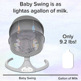 Electric Baby Swings with bluetooth Music Remote Control