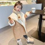 Baby Girls Warm & Chic, Long Hooded Winter Coat.