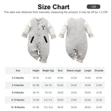 Baby Boy Letter Embroidered Spliced Long-sleeve Sporty Jumpsuit