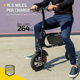 The Swagcycle Pro, Pedal-Free App-Enabled Folding Electric Bike with USB Port to Charge on The Go