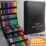 200/120/72/48 Colors For Young Artists. Professional Pastel Drawing Pencils with Cloth Bag