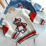 Kids Cute and Stylish Knitting Teddy Bear Sweaters.