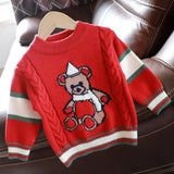 Kids Cute and Stylish Knitting Teddy Bear Sweaters.