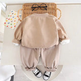 Kids 3Pc, Long Sleeve Shirt, Sweater and Pant Set.