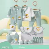 Newborn Baby Unisex Clothing Sets, 100% Cotton