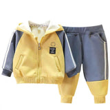 Kids Trendy & Stylish 2Pc Plush Hooded Sweater and Pant Set