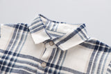 NEW Fashion, Baby Boys 2Pc Cotton Plaid Button Down Shirt and Jeans Sets