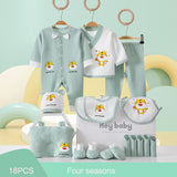 Newborn Baby Unisex Clothing Sets, 100% Cotton