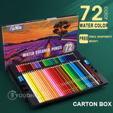 200/120/72/48 Colors For Young Artists. Professional Pastel Drawing Pencils with Cloth Bag