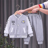 Kids Sporty 2Pc Sweater-Jacket and Pant Set