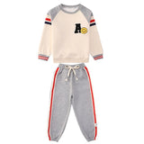 Baby Boys and Girls 2Pc Sporty Sweater & Sweat Pants Set