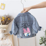 Daisy Denim Jacket For Baby Girls, Ages 2-7 Years