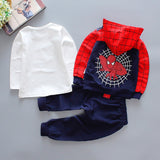 Boys 3Pc Super Hero Hooded Jacket, Shirt and Pant Set