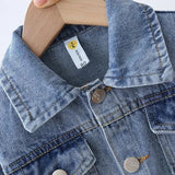 Daisy Denim Jacket For Baby Girls, Ages 2-7 Years