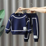 Kids 2 Pc Fashion Long Sleeve Pullover Top & Sweatpant Combo.