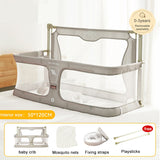 Simple and Lightweight Dual-use Comfortable Baby Companion Bedside Crib