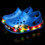 Children Cute Cartoon Croc Sandals LED