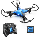 DROCON DC-65 Foldable Mini RC Drone for Kids (Blue)